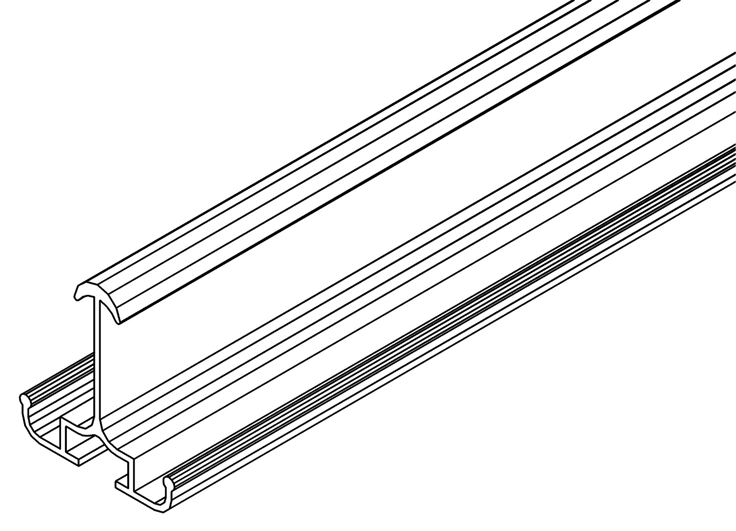 Zwischenprofil, Dach, 2515, L731, , Farbe: Blank