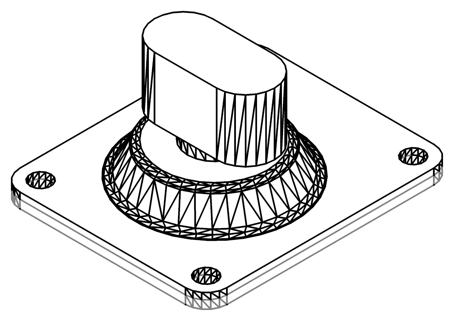 Schliessknauf, innen, 7402, L37,5, , Farbe: Blank