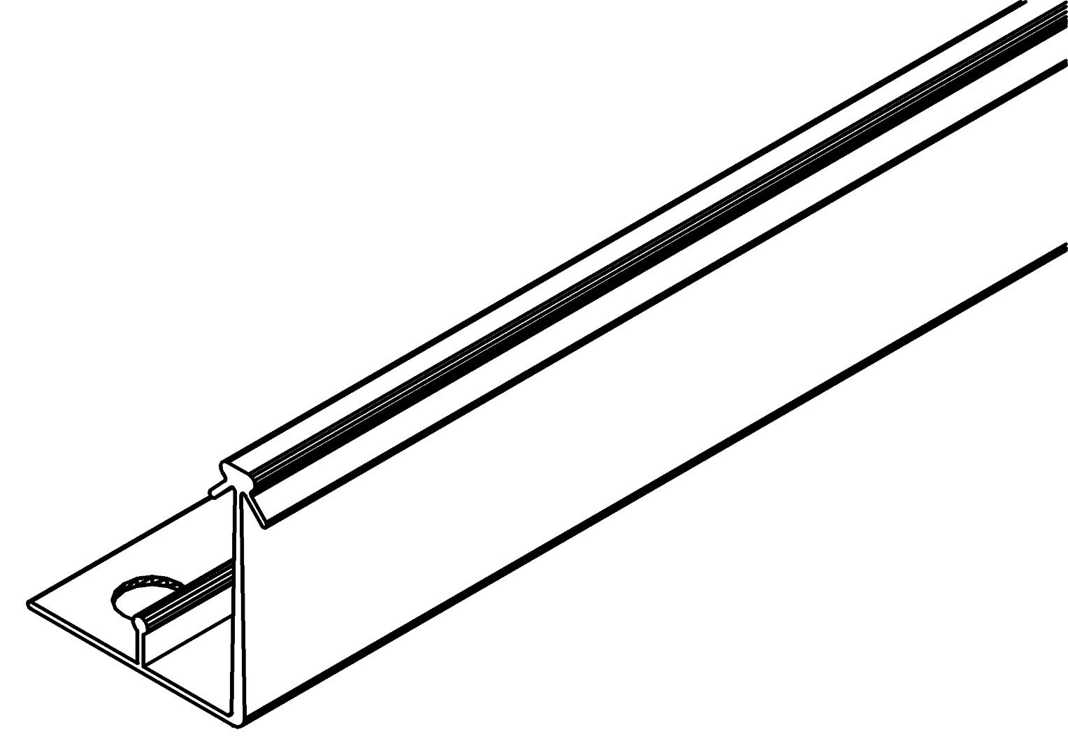 Türpfosten, rechts, 1369, L2027,5, , Farbe: Blank