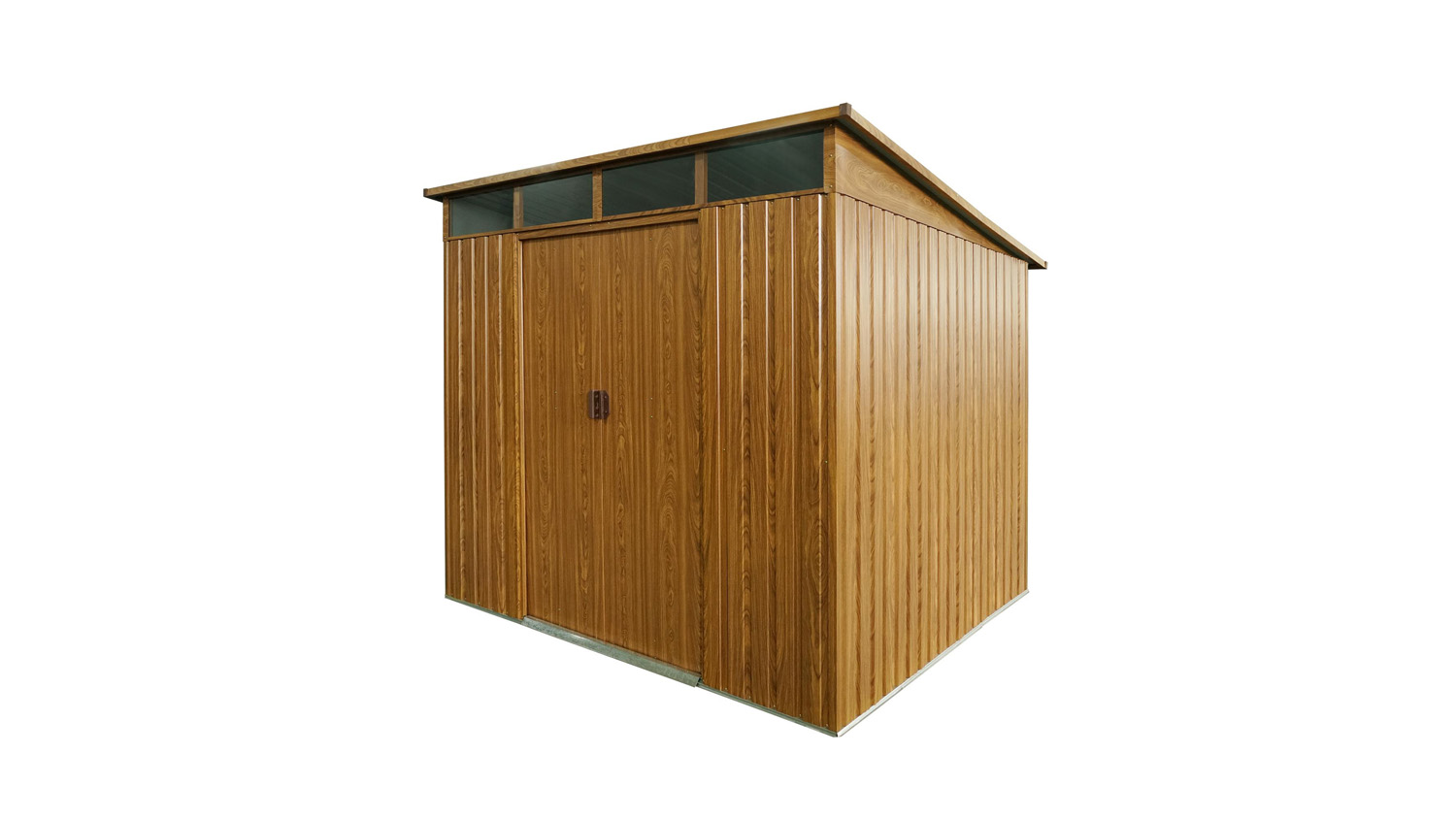 Gerätehaus Lübeck  88, Farbe: Holzoptik Klassik/Nuss