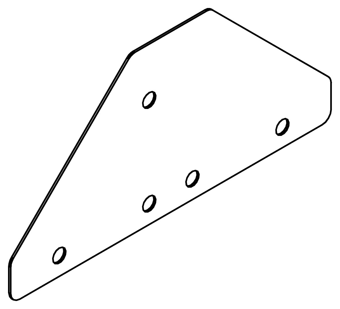 Giebel/Seiteblech, 5091, L1,2, dark grey, Pantone-, Farbe: Anthrazit