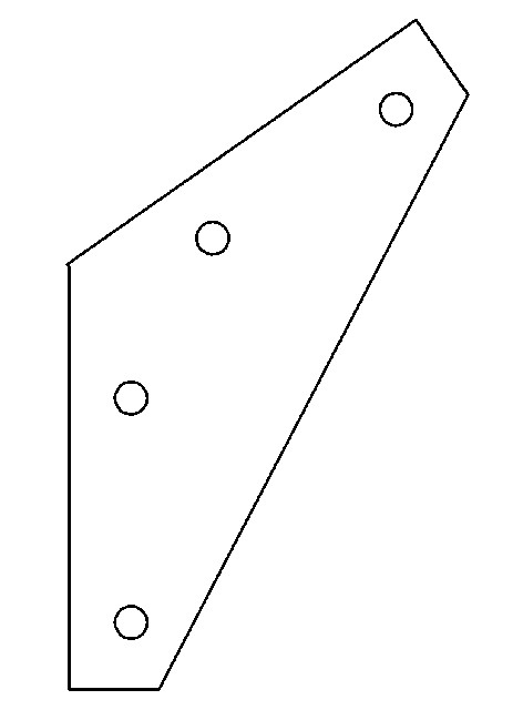 Eckblech, 1043, L1,2, black, Pantone-426C, Farbe: Schwarz