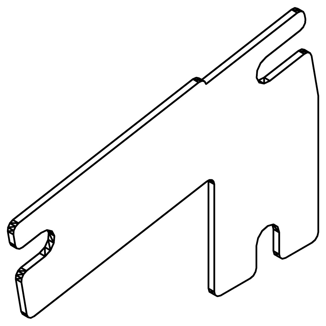 Knotenblech, 7348, L2, white, RAL 9003, Farbe: Weiß pulverbeschichtet