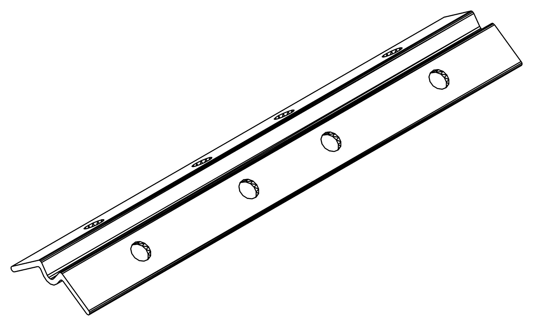 Firstverbinder, 1149, L200, , Farbe: Blank