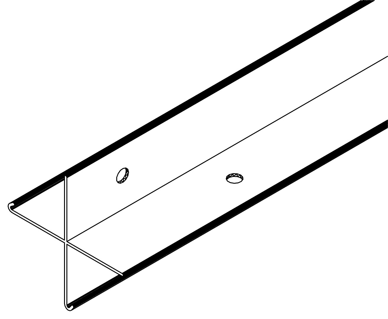 Eckprofil L 401, 3280, L401, , Farbe: Blank