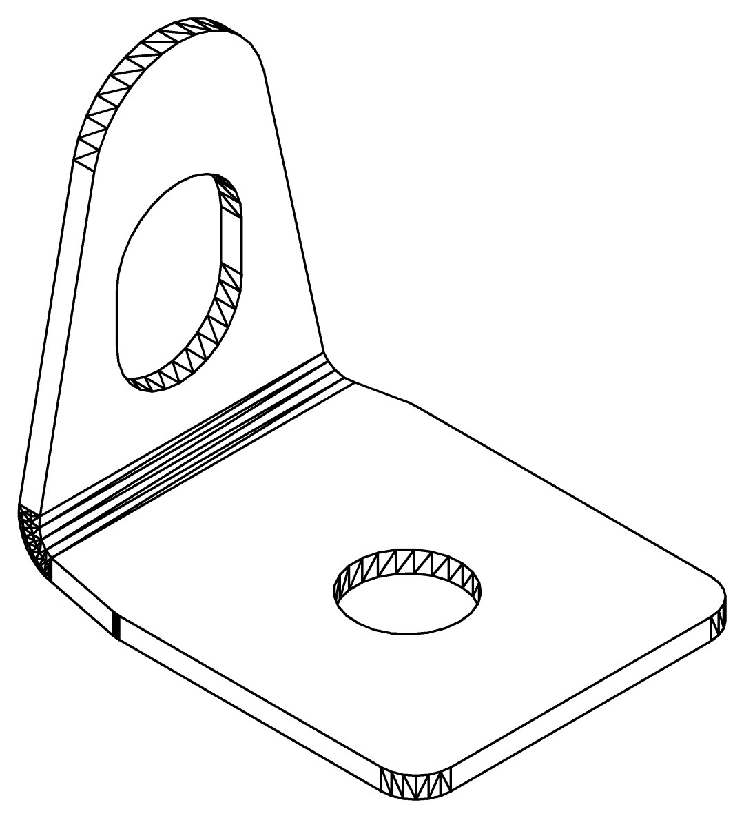 Fundamentklammer, 9104, L19, , Farbe: Blank