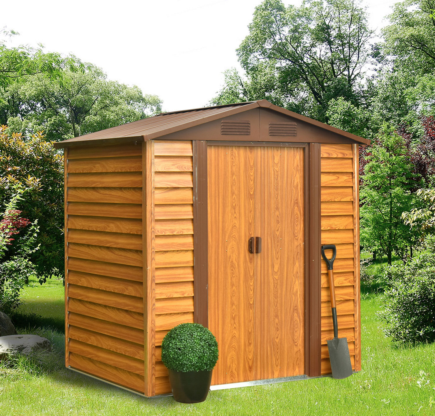 Frankfurt II 65, Farbe: Holzoptik Klassik/Nuss