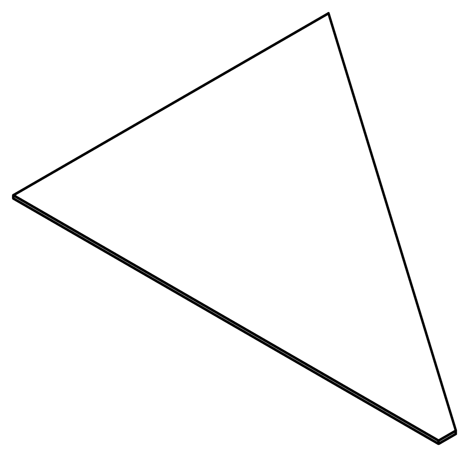 HKP 4mm 610 x 25/452 rechts