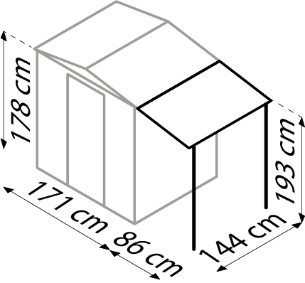 Gartenmanager Dream 65, Farbe: Anthrazit