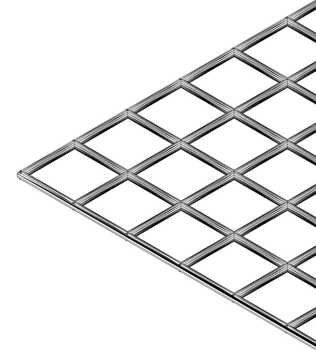 Drahtgitter 10 x 10, 3346, L1000, , Farbe: Blank