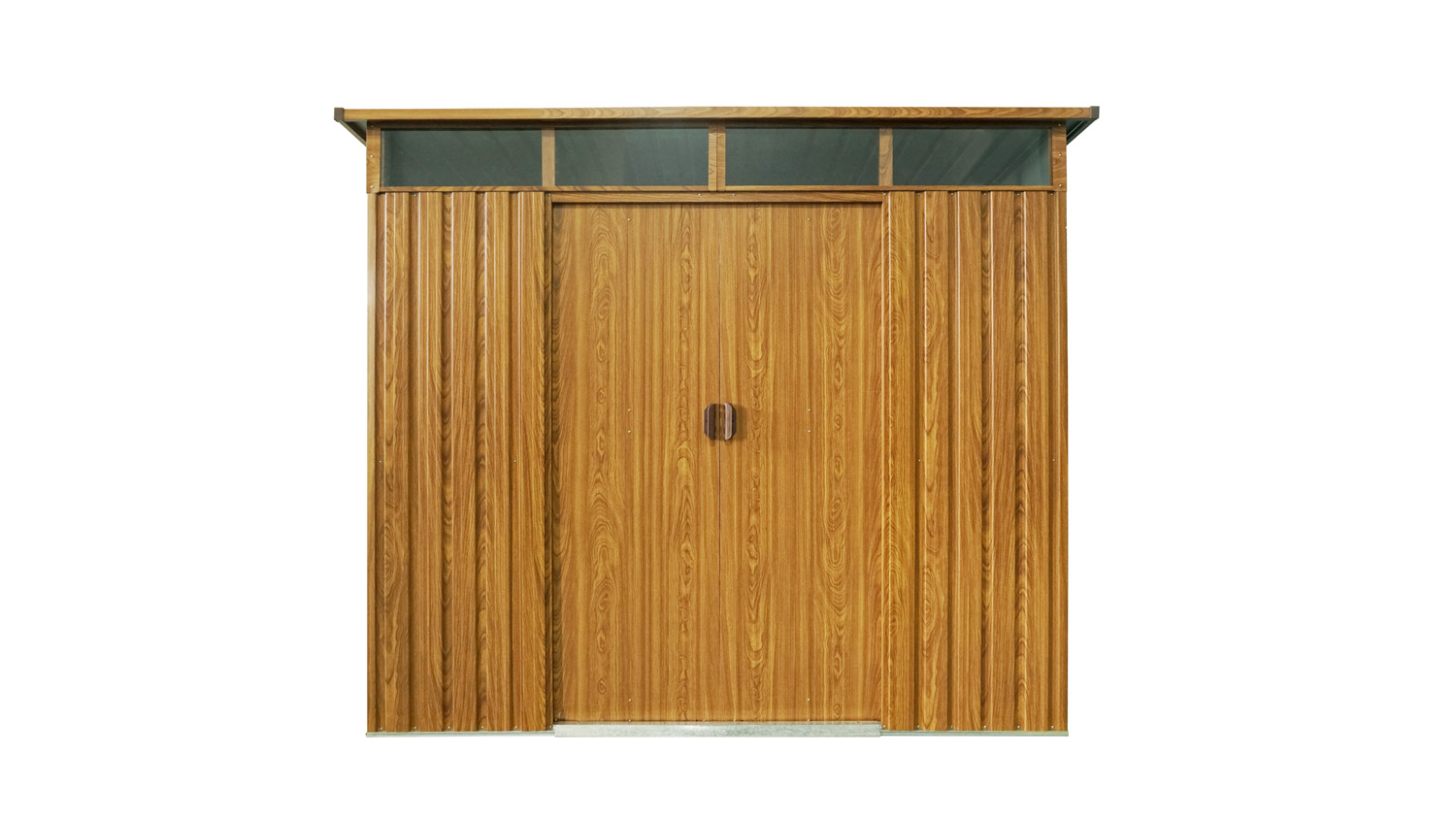 Gerätehaus Lübeck  88, Farbe: Holzoptik Klassik/Nuss