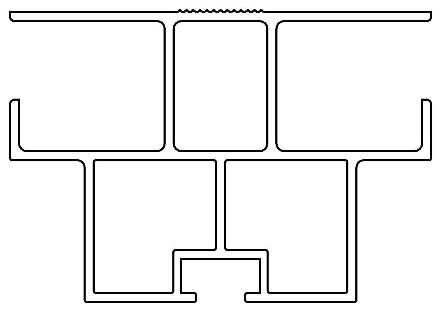 Dachzwischenprofil, links, 7480, L840, , Farbe: Blank