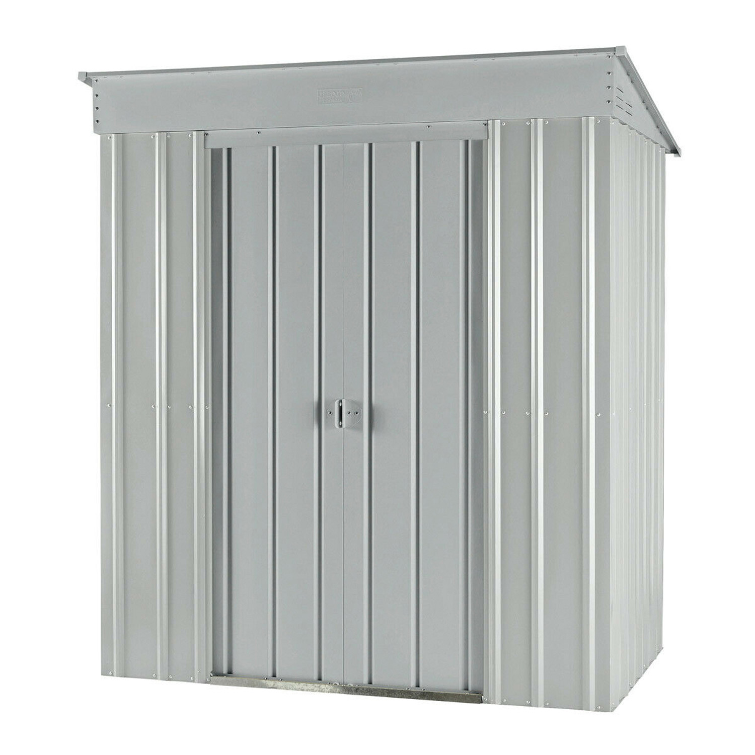 Pultdach Skillion Pultdach Skillion, Farbe: Silber Metallic