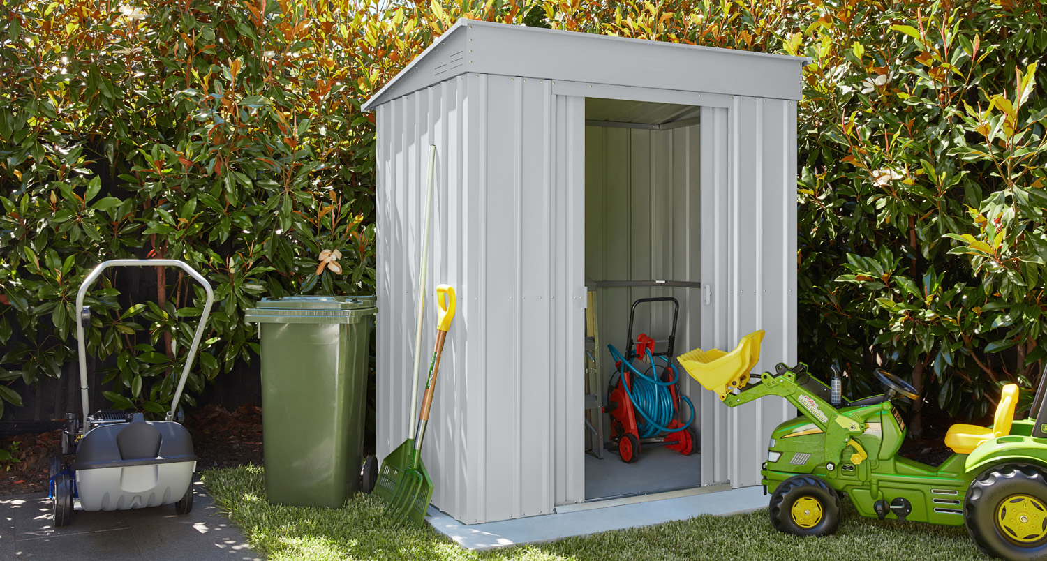 Pultdach Skillion Pultdach Skillion, Farbe: Silber Metallic