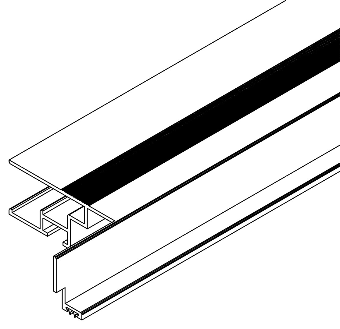 Fensterprofil, seite, 7248, L674, black, Pantone-4, Farbe: Schwarz