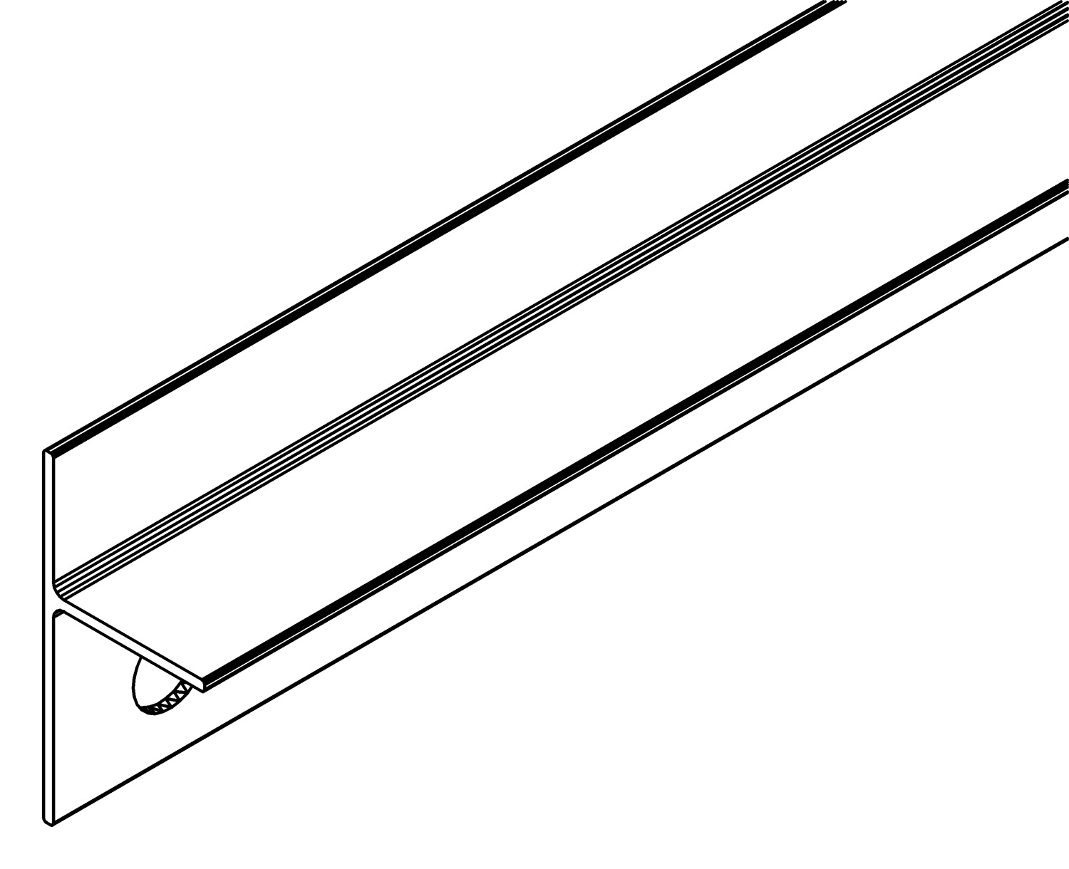 Querversteifung hinten, 3541, L786, white, RAL 900, Farbe: Weiß pulverbeschichtet