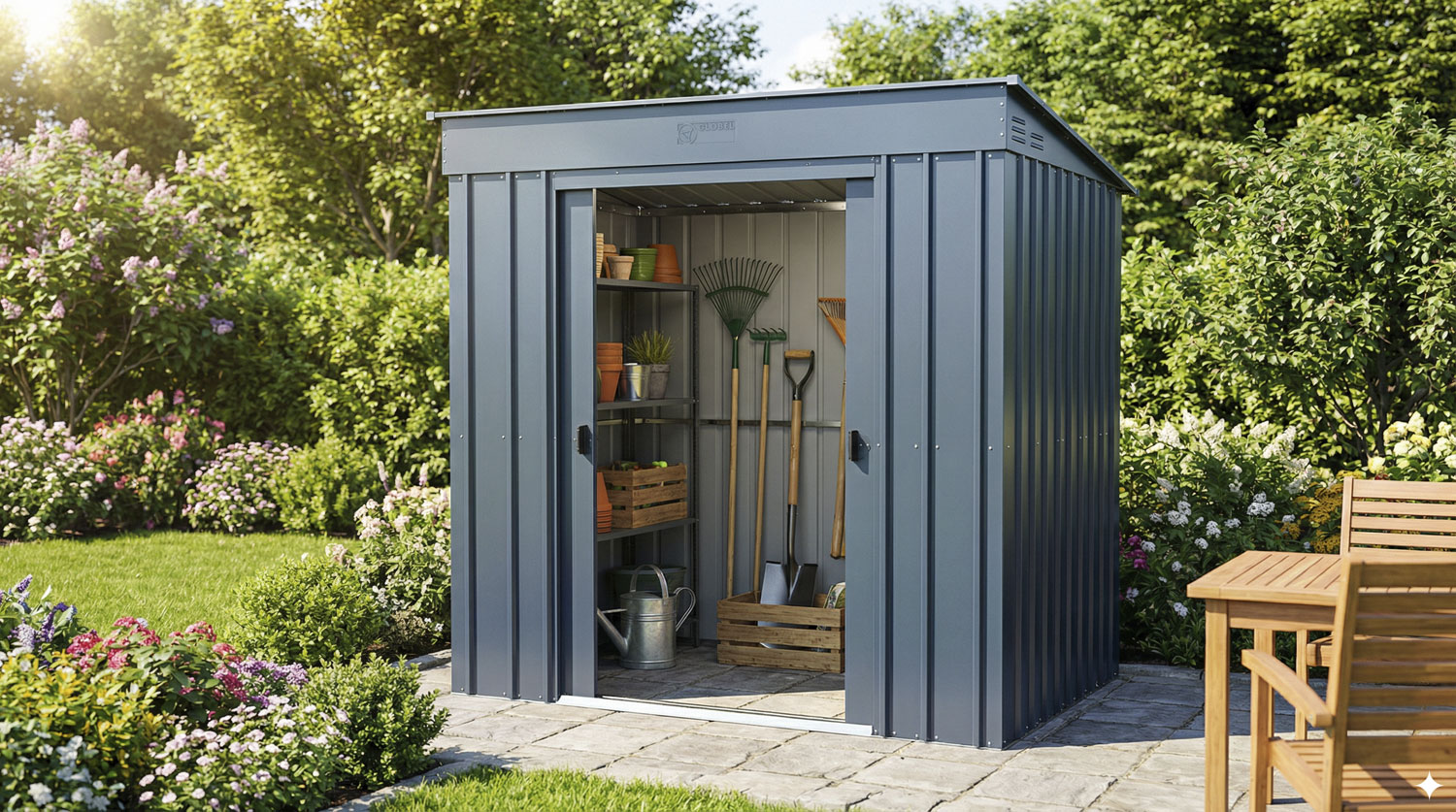 Pultdach Skillion 64, Farbe: Anthrazit