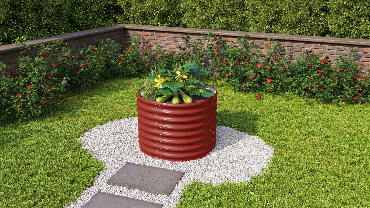 Hochbeet Vita 630, Farbe: Rubin