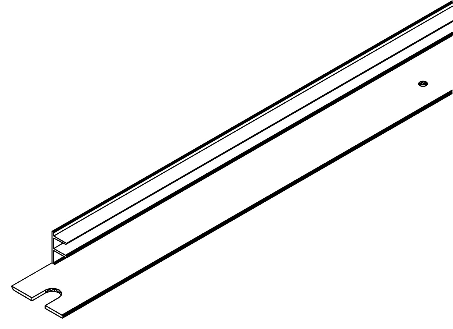 Dachfensterschwelle, 1399, L755, green, Pantone-56, Farbe: Smaragd pulverbeschichtet