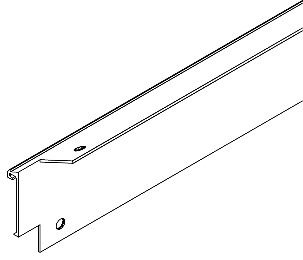 Traufenwinkel 3, rechts, 7204, L2283, black, Panto, Farbe: Schwarz