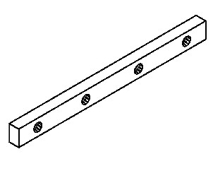 Verbinder, VA, 7061, L117, , Farbe: Blank