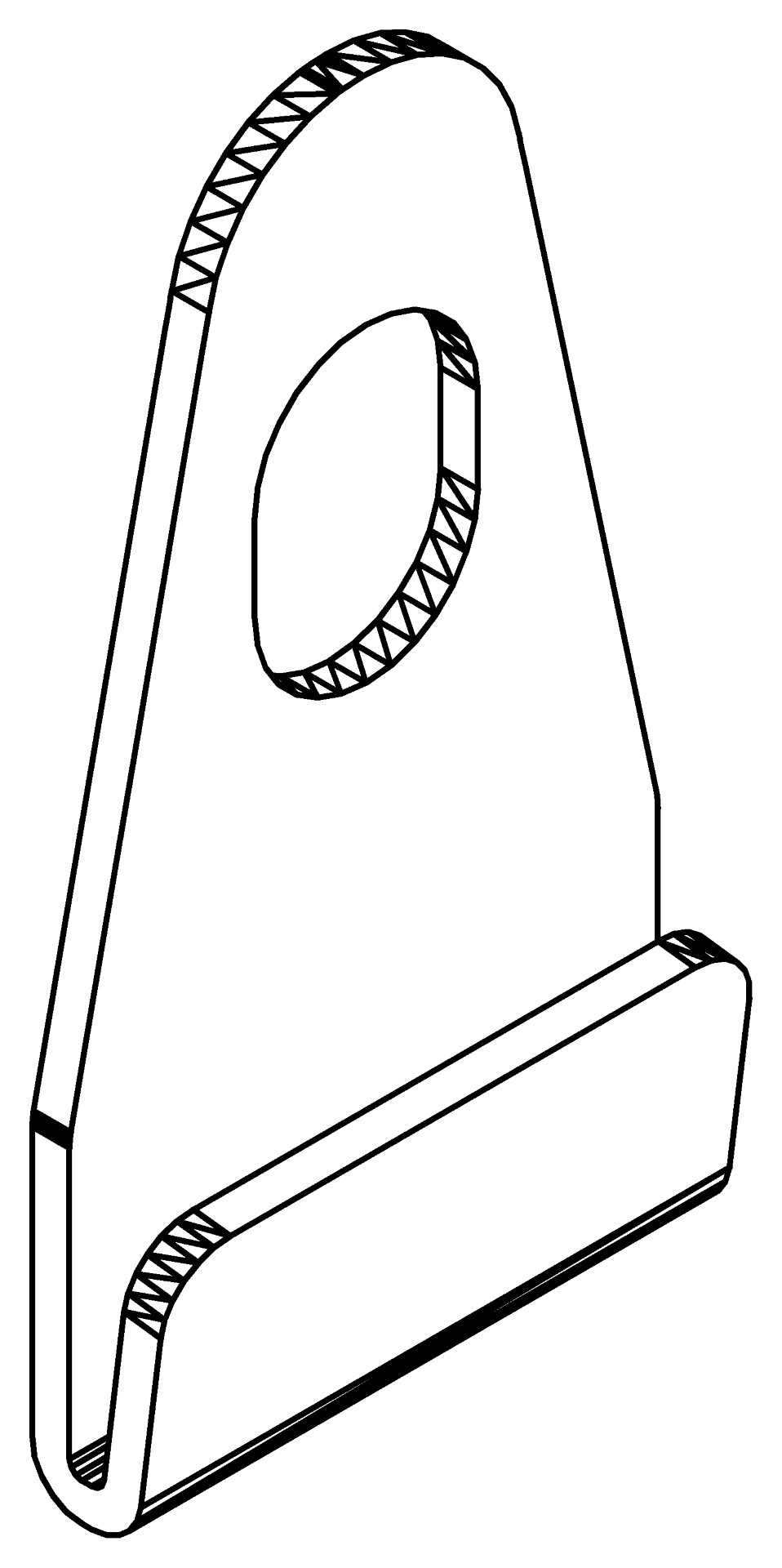 Fundamentklammer, 9002, L19, white, RAL 9003, Farbe: Weiß pulverbeschichtet
