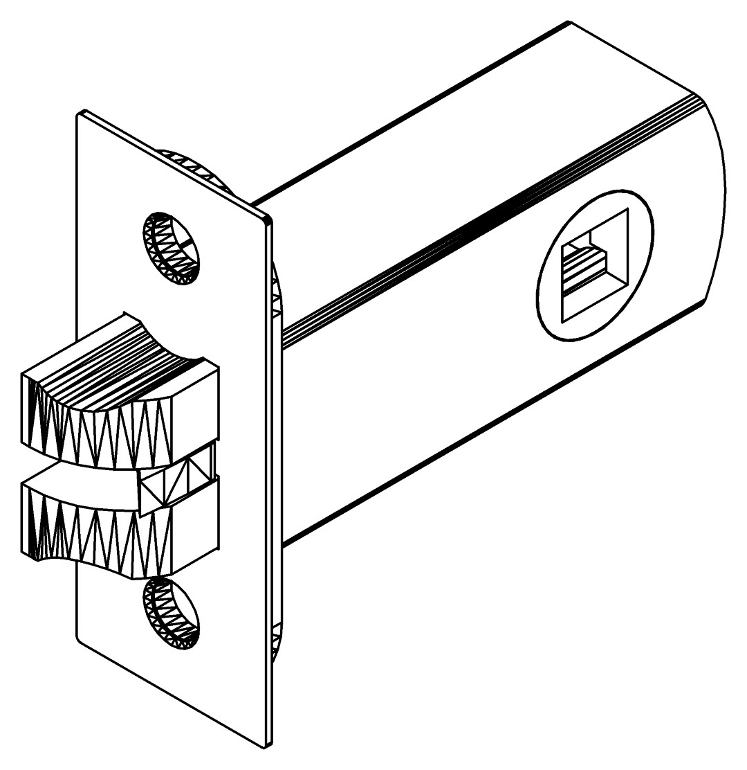Schlosskasten, 2012, L74,5, , Farbe: Blank