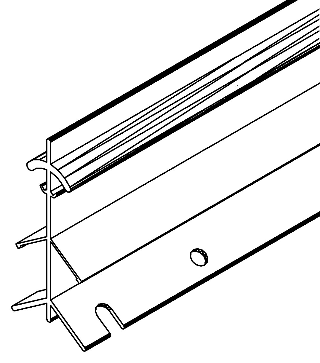 Firstprofil 2, 2220, L1246, dark grey, Pantone-431, Farbe: Anthrazit