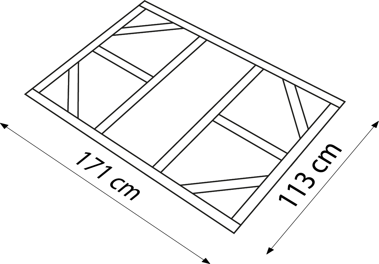 Fundamentbodenrahmen Globel 64