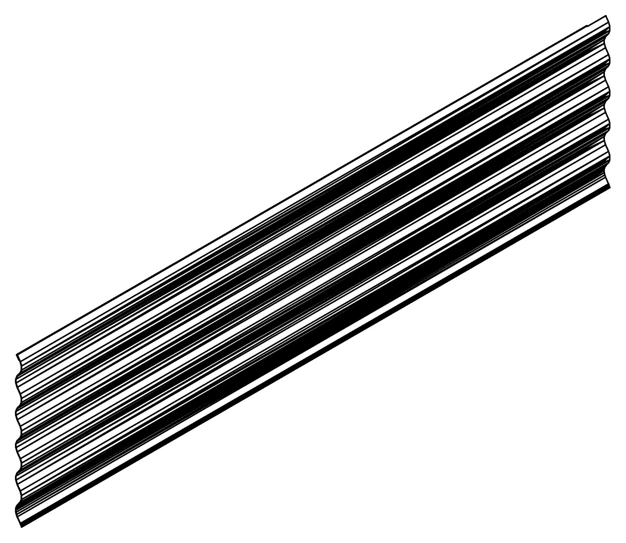 Seitenpaneel 401,lang, rechts, 3242, L1600, burnt , Farbe: Rubin