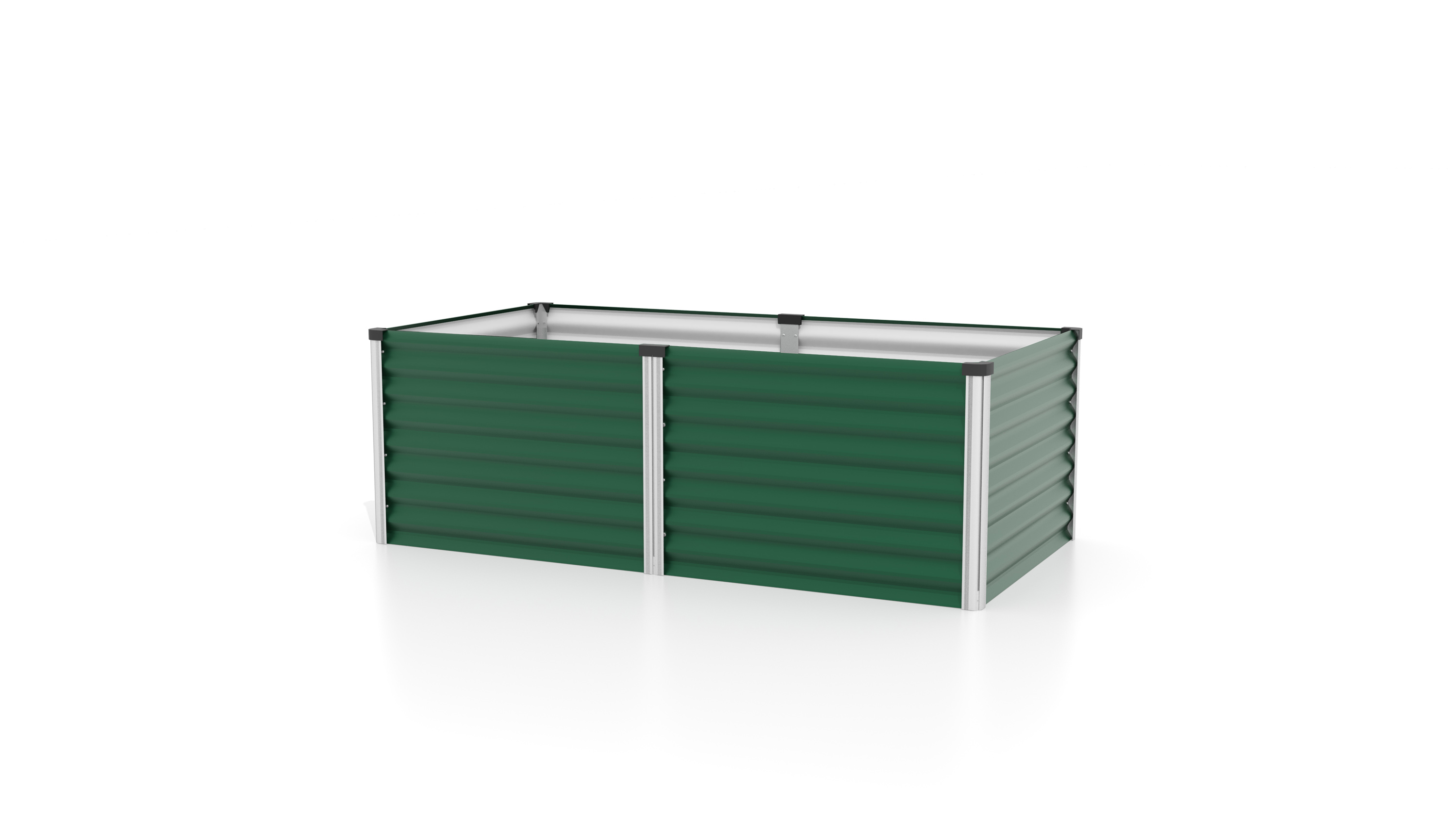 Hochbeet Linus 630, Farbe: Seegras/Alu eloxiert