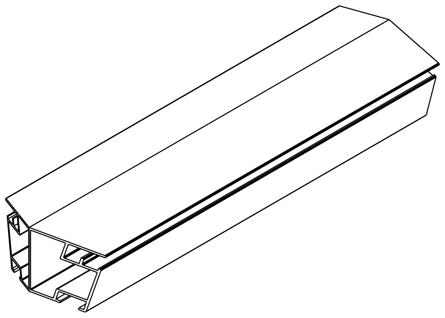 Dacheckprofil, 6093, L2027,5, , Farbe: Blank