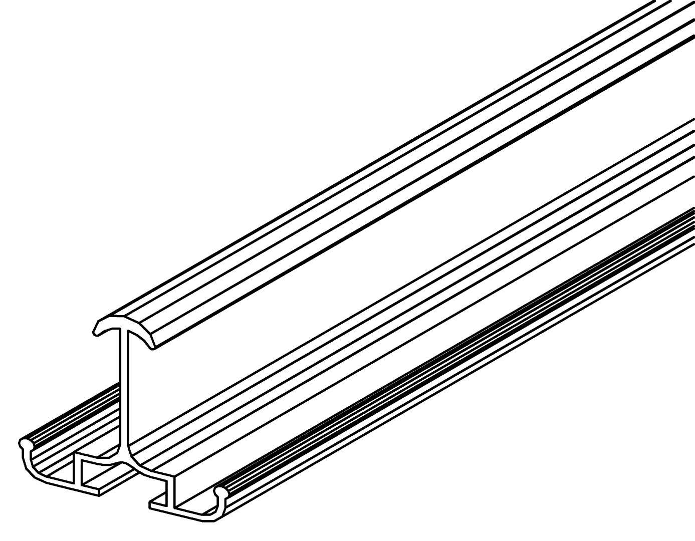 Zwischenprofil, 4273, L468, , Farbe: Blank