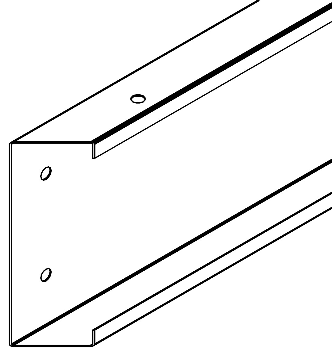Fundamentschenkel, 9052, L421, black, Pantone-426C, Farbe: Schwarz
