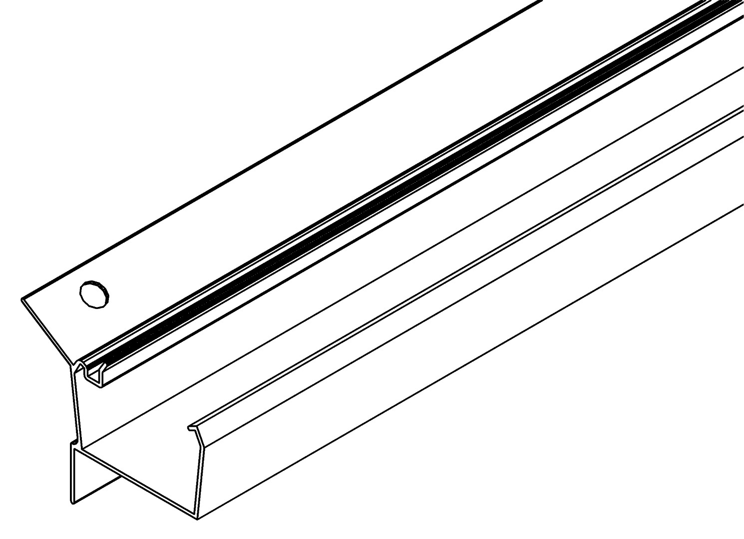 Traufe, 1277, L2964, dark grey, Pantone-431C, Farbe: Anthrazit