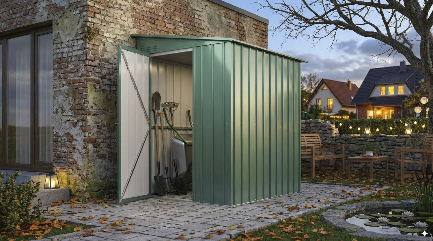 Wand-Zierde LeanTo 56, Farbe: Jade