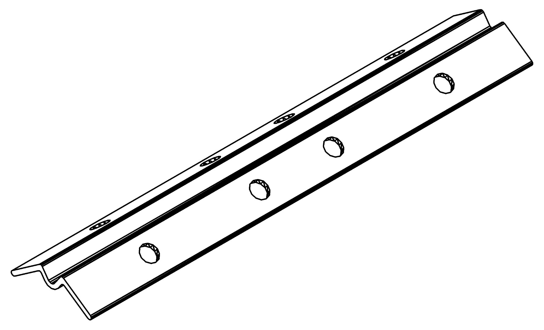 Firstverbinder, 2229, L200, dark grey, Pantone-431, Farbe: Anthrazit
