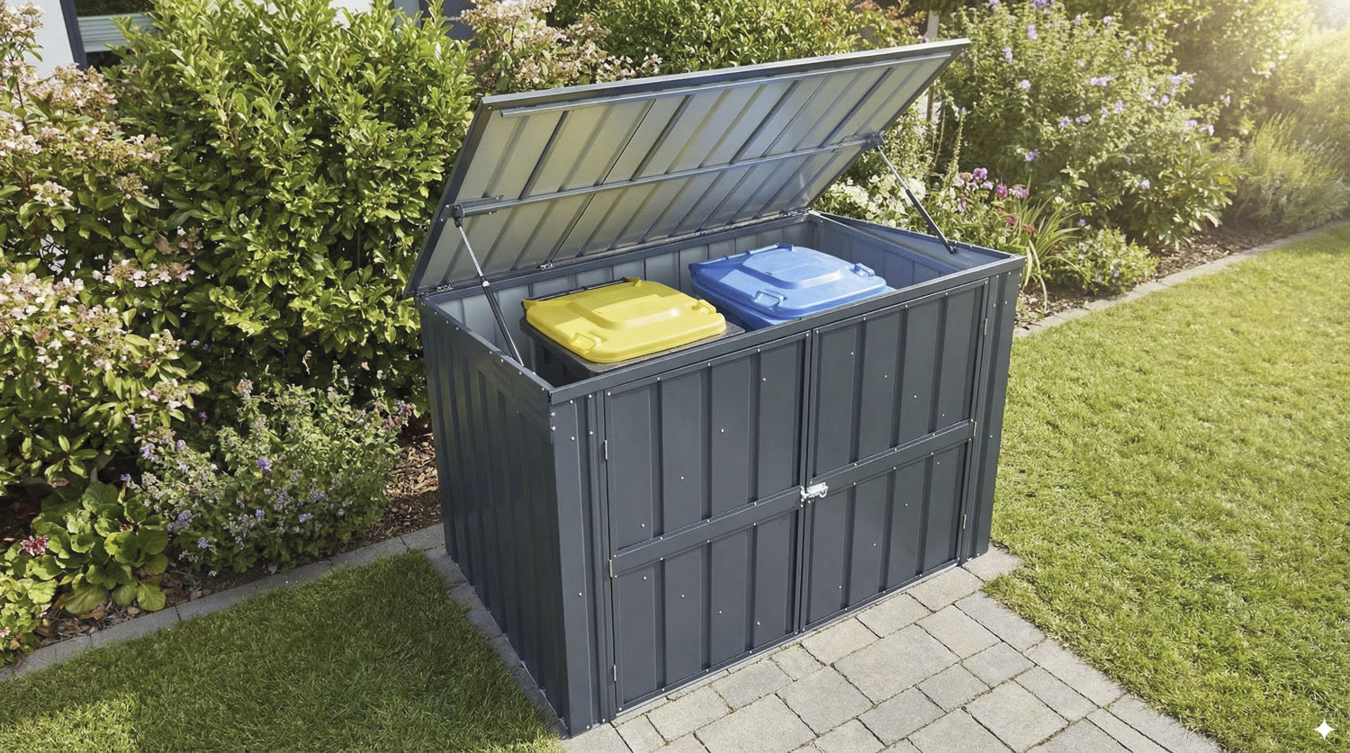 Tonnen-Depot Easy  53, Farbe: Anthrazit