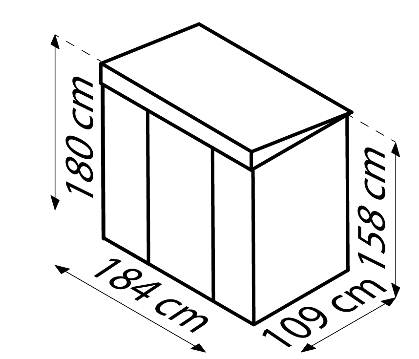 Lüttich 64, Farbe: Anthrazit matt