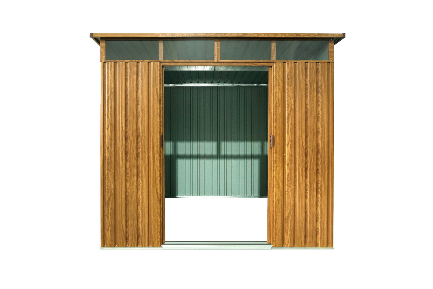 Gerätehaus Lübeck  88, Farbe: Holzoptik Klassik/Nuss