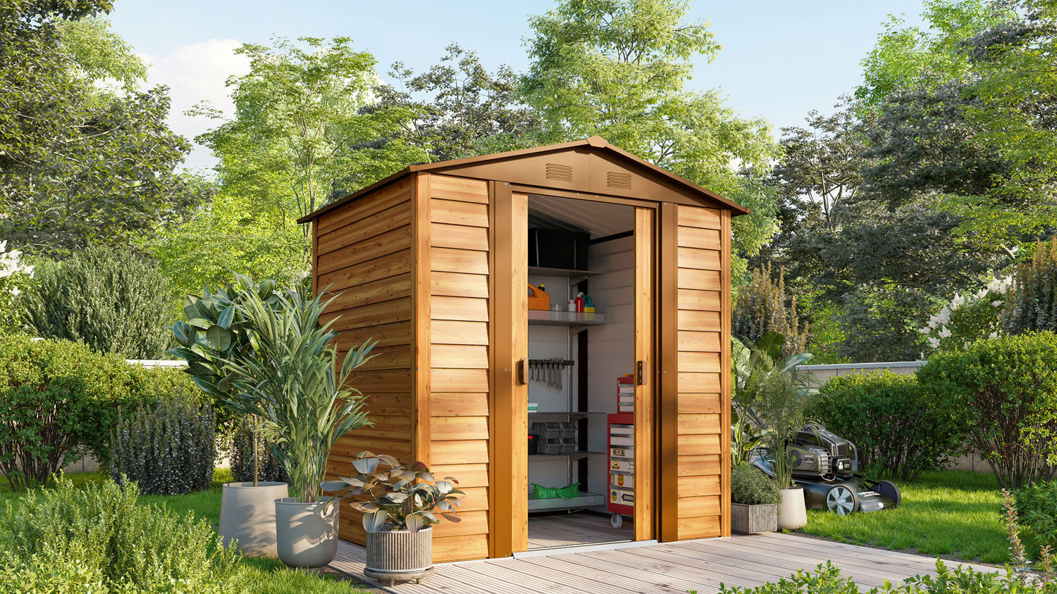 Frankfurt II 65, Farbe: Holzoptik Klassik/Nuss