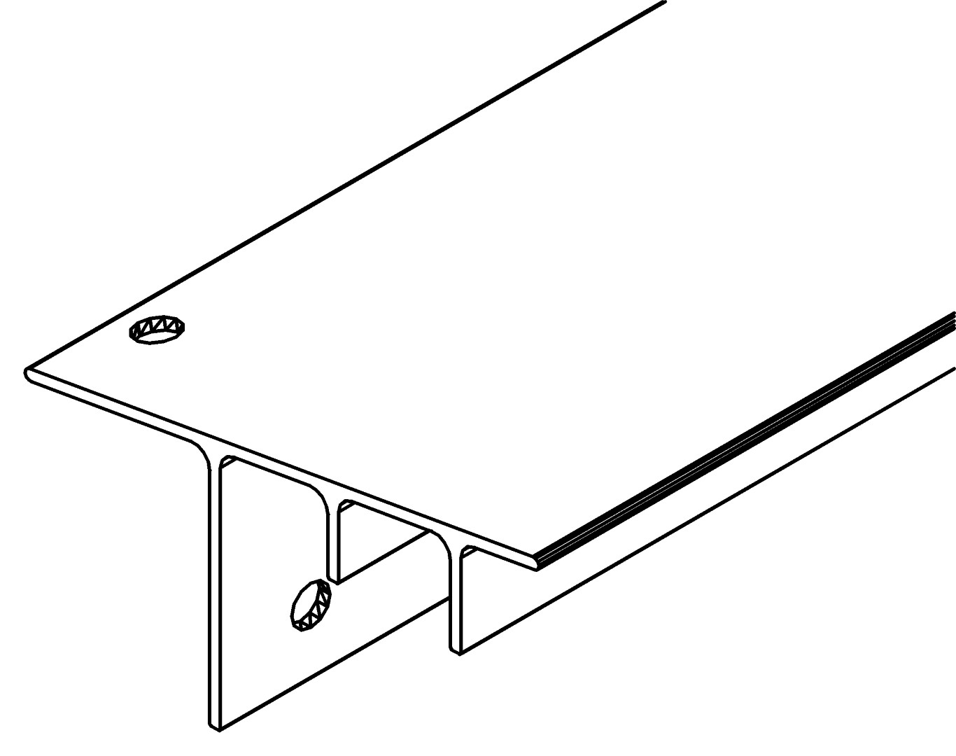 Firstprofil 4, 7434, L2550, black, Pantone-426C, Farbe: Schwarz