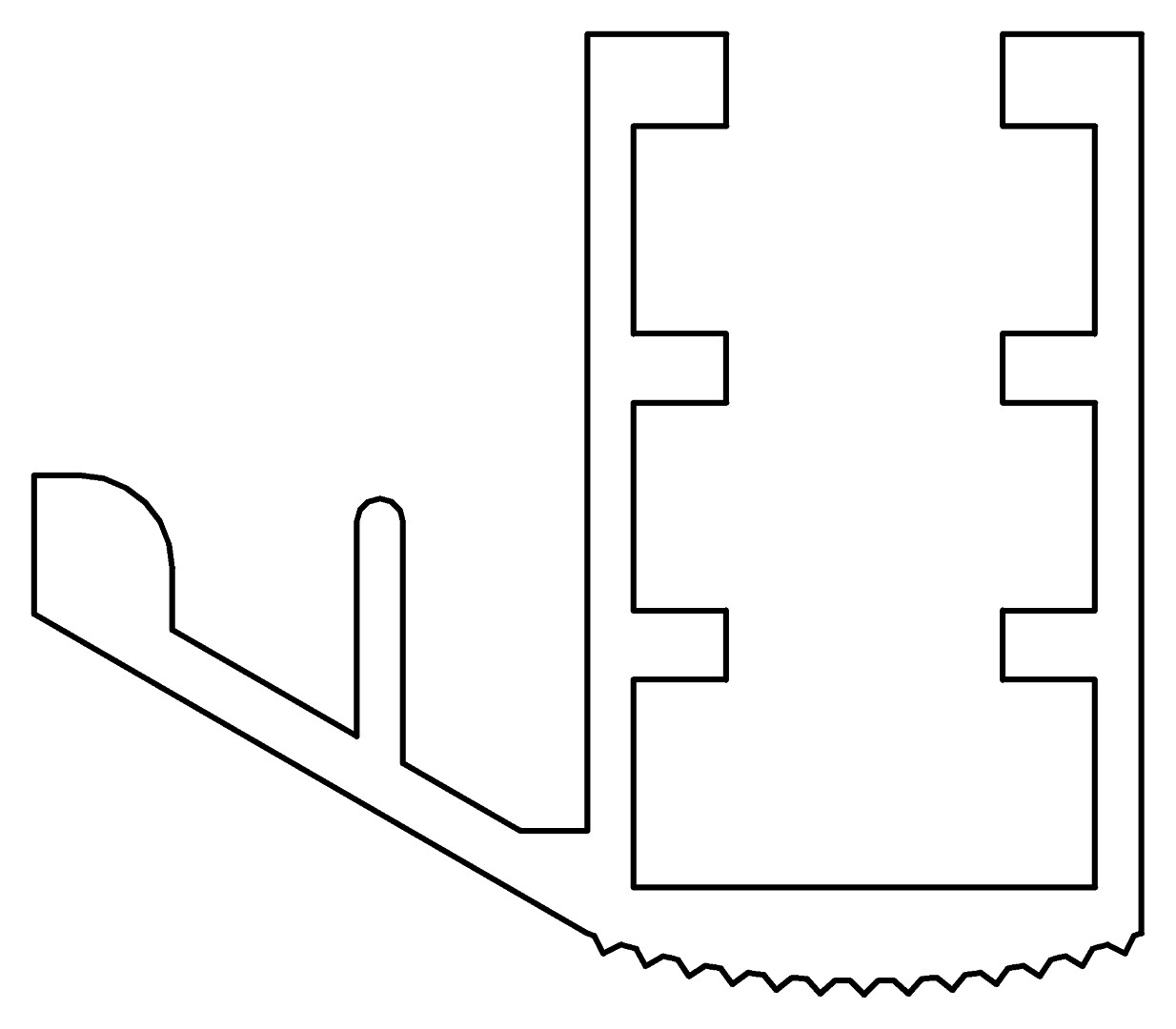 Verglasungsabdeckleiste, 7374, L1819, white, RAL 9, Farbe: Weiß pulverbeschichtet