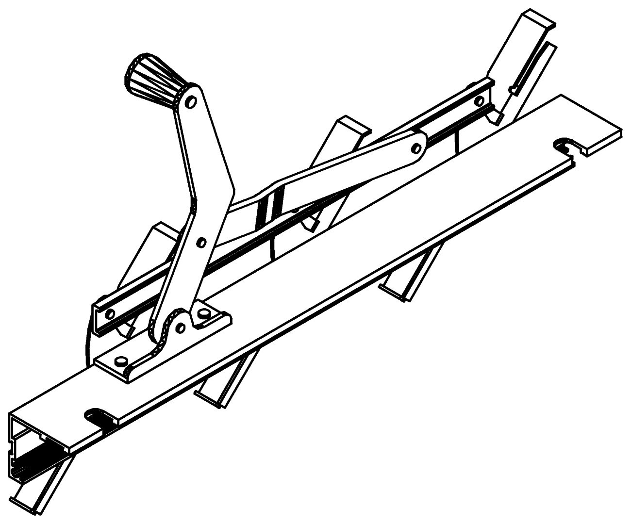 Seitenprofil mit Arm, 4204, L266, , Farbe: Blank