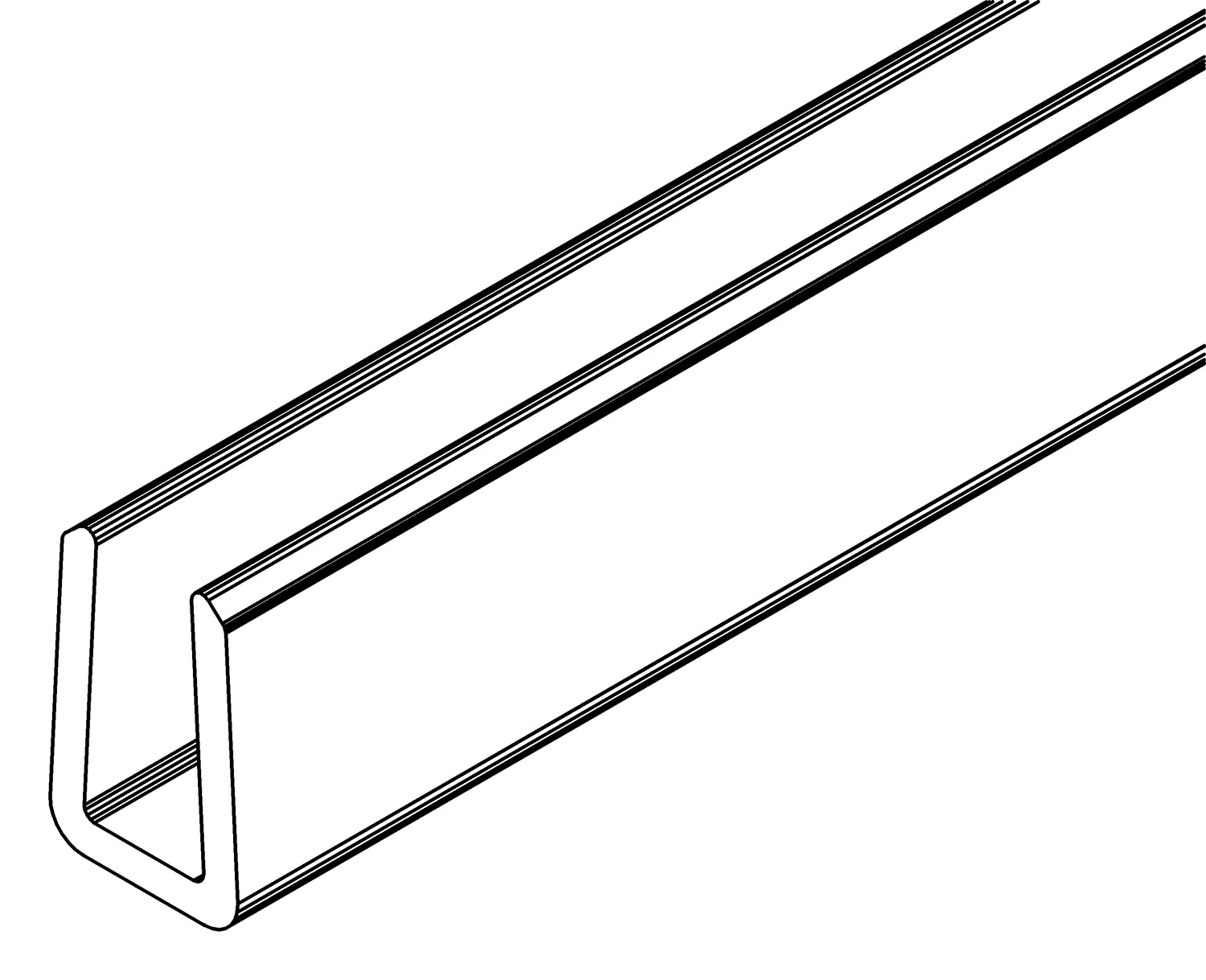 Türgleiter, 3523, L10, clear, Farbe: undefiniert