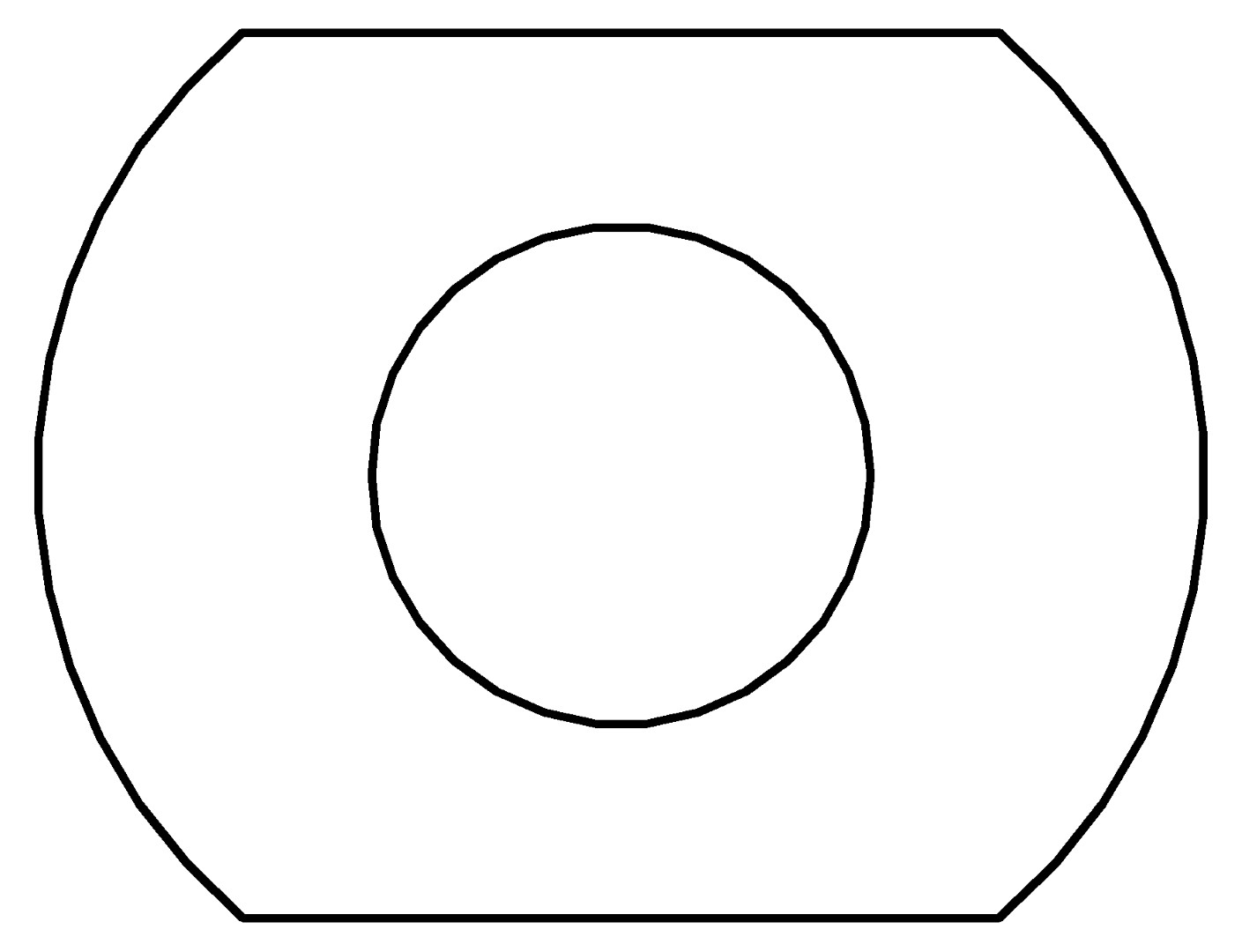 Distanzstück, 1405, L15, white, RAL 9003, Farbe: Weiß pulverbeschichtet