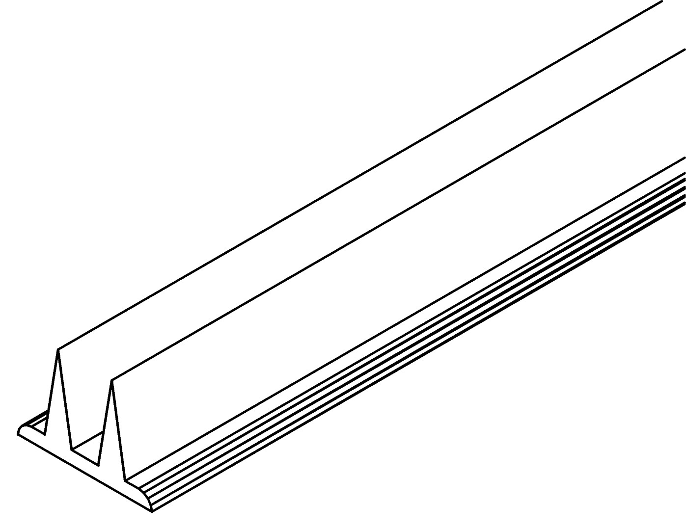 Fensterdichtung, 7291, L674, , Farbe: Blank