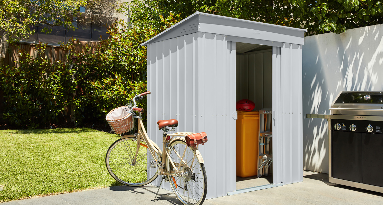 Pultdach Skillion Pultdach Skillion, Farbe: Silber Metallic