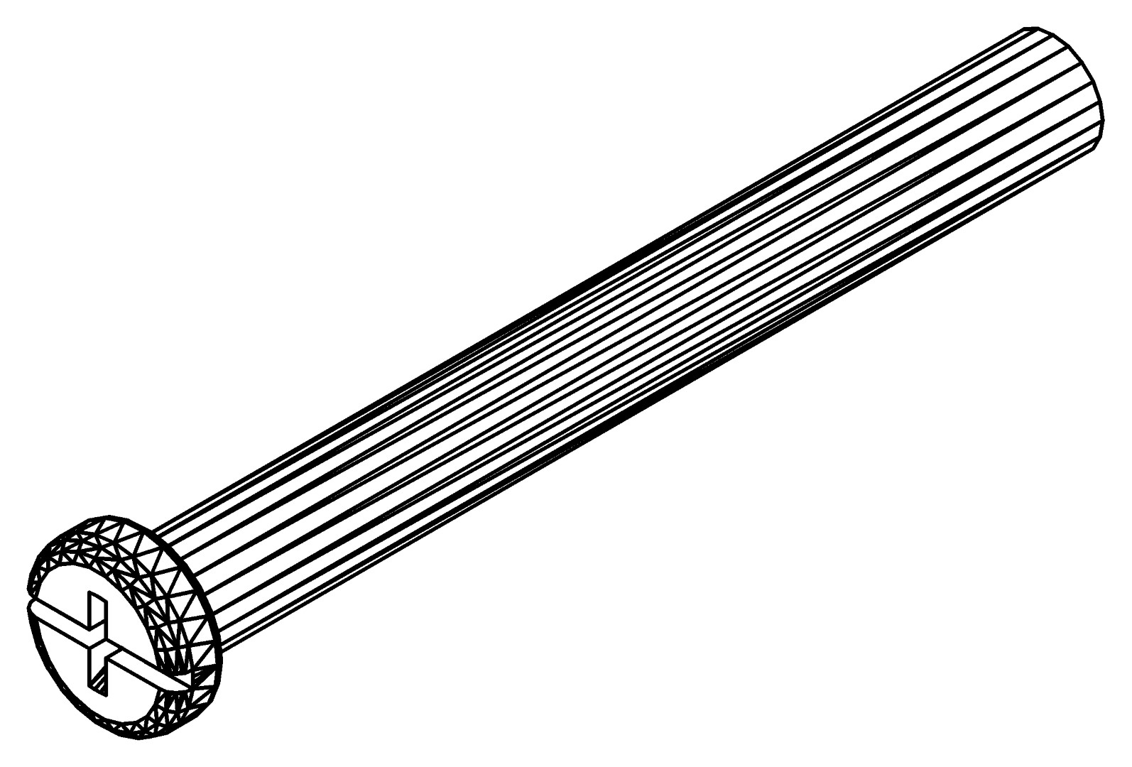 Schraube M6x50, 6052, LM6x55, , Farbe: Blank