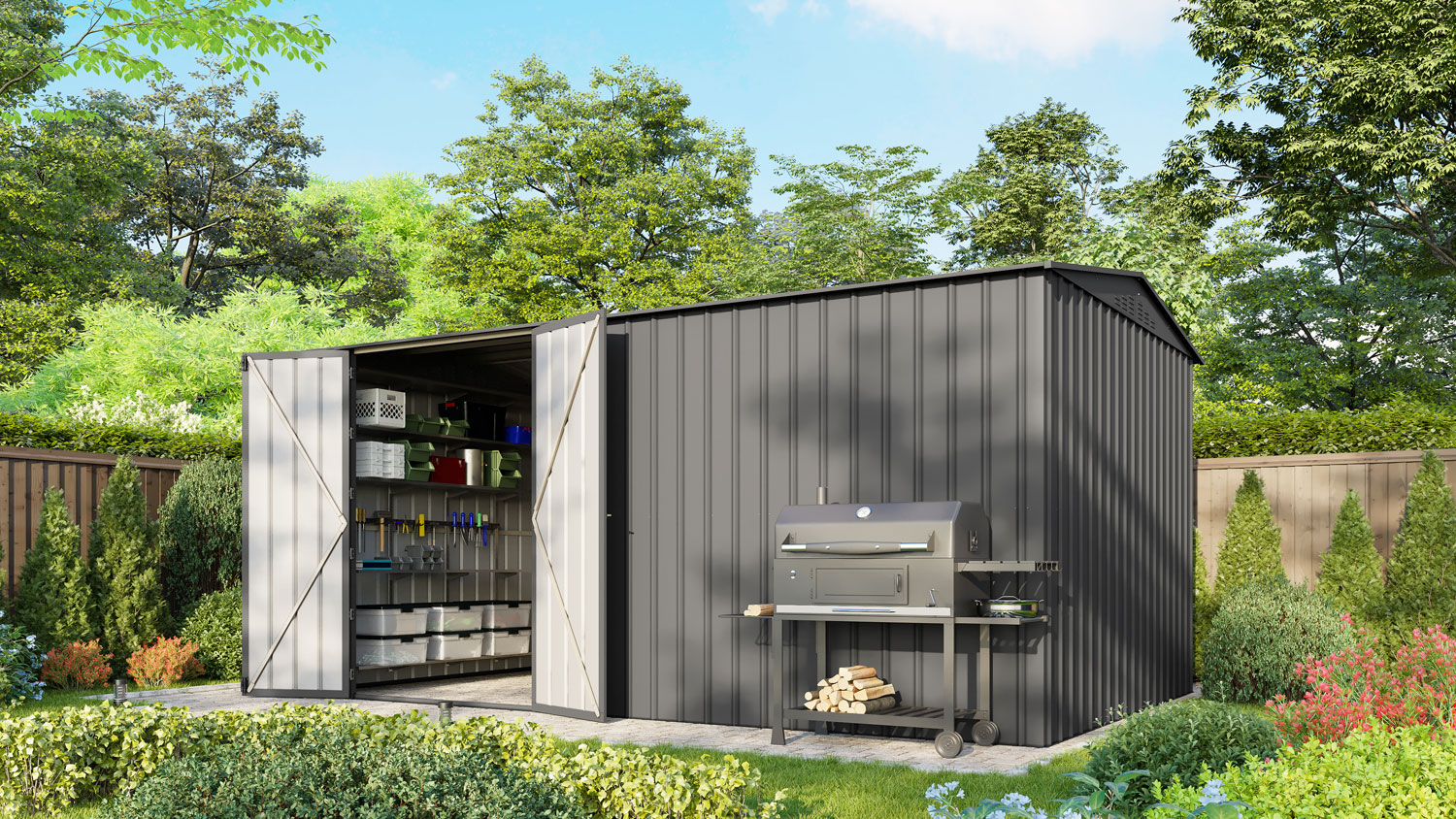 Heimwerkstatt Worker 1510, Farbe: Anthrazit